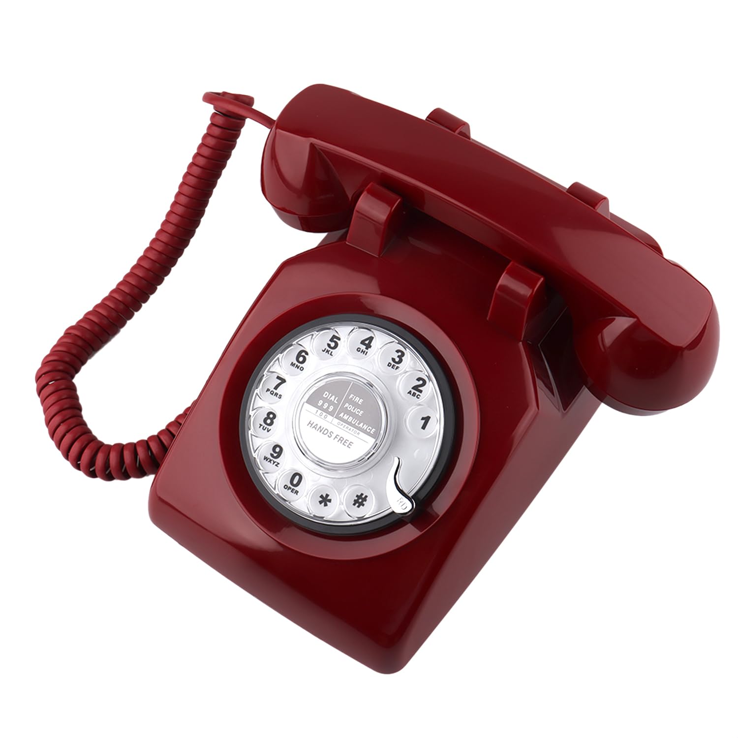 SIXDEFLY Telefone retrô, telefone fixo clássico vintage antigo com